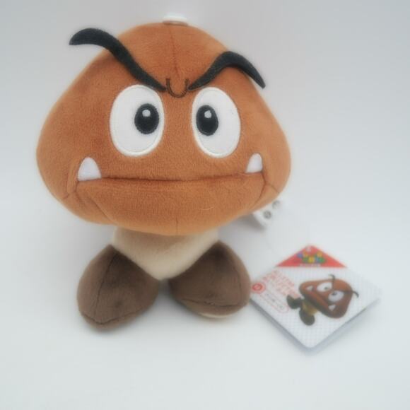 NEW Goomba Plush 2017 Super Mario Collection Little Buddy All Star Collection - Picture 2 of 7